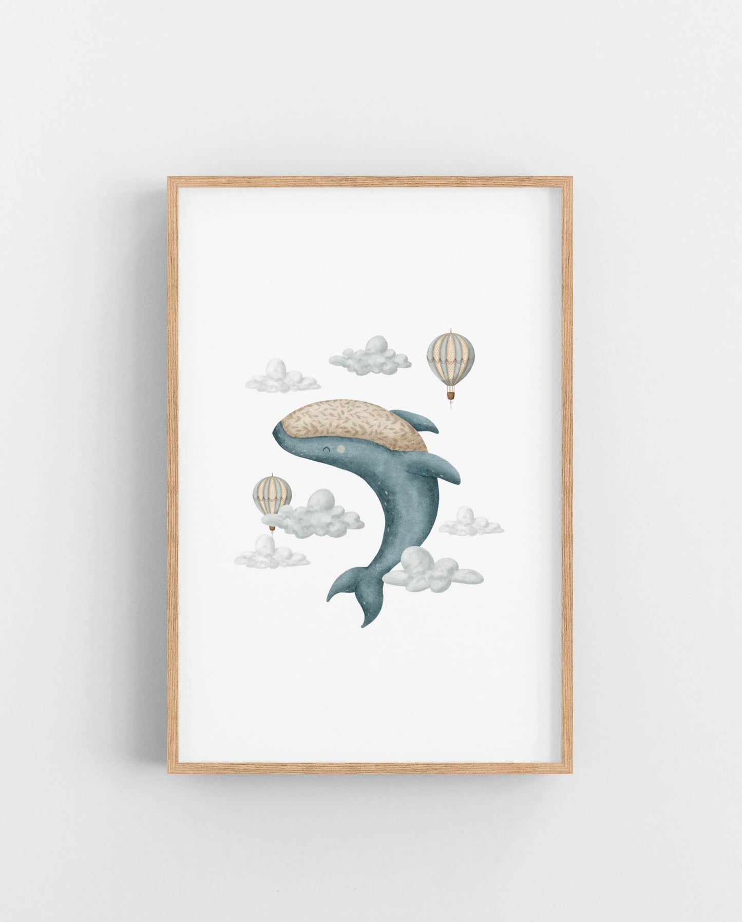 Hot air balloon whale