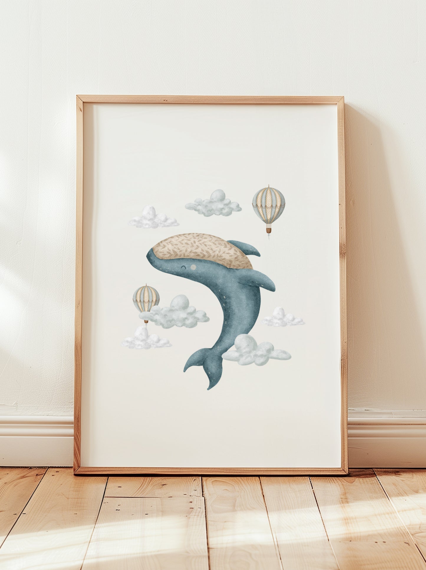 Hot air balloon whale