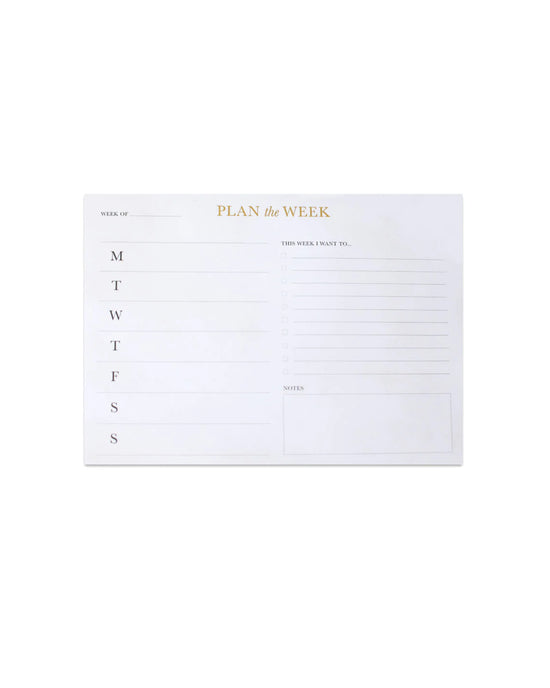 Load image into Gallery viewer, Plan the Week A4 Desk pad